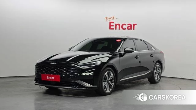 Kia K8 Hybrid 2021 Черный из Кореи