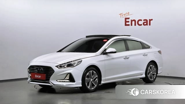 Hyundai Sonata New Rise Hybrid 2019 Белый из Кореи