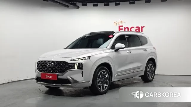 Hyundai The New Santa Fe 2021 Белый из Кореи