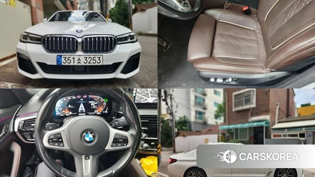 BMW 5 Series (G30) 2023 Белый из Кореи