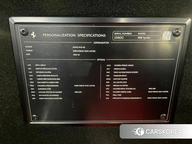 Ferrari 488 Spider 2018 Красный из Кореи, фото 2