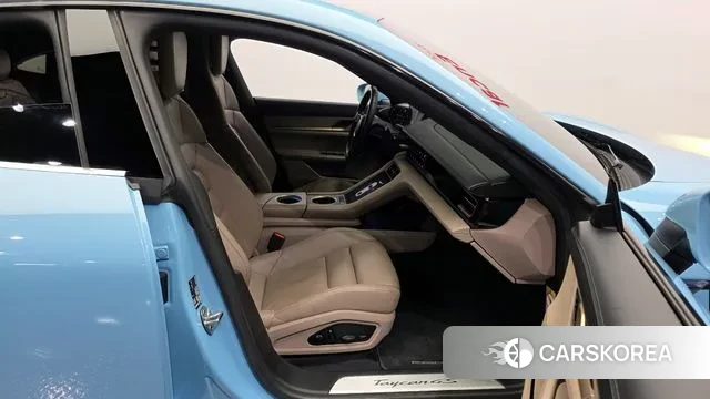 Porsche Taycan 2020 Небесно-голубой из Кореи, фото 2