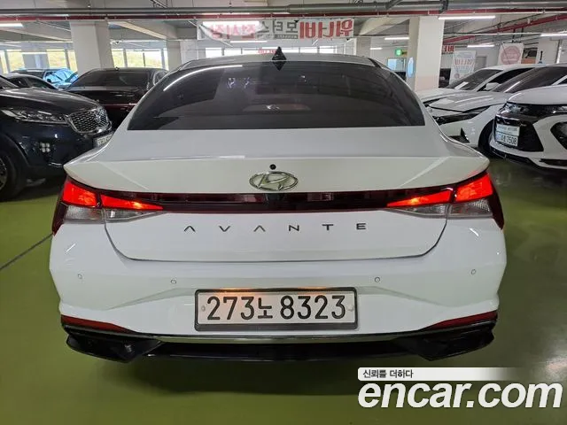 Hyundai Avante (CN7) 2020 Белый из Кореи, фото 2