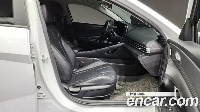 Hyundai Avante Hybrid (CN7) 2021 Белый из Кореи, фото 2