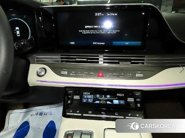 Hyundai The New Grandeur IG Hybrid 2022 Белый из Кореи, фото 2