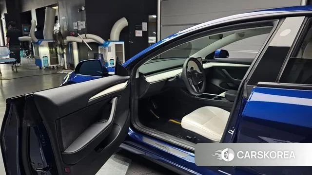 Tesla Model 3 2021 Синий из Кореи, фото 2