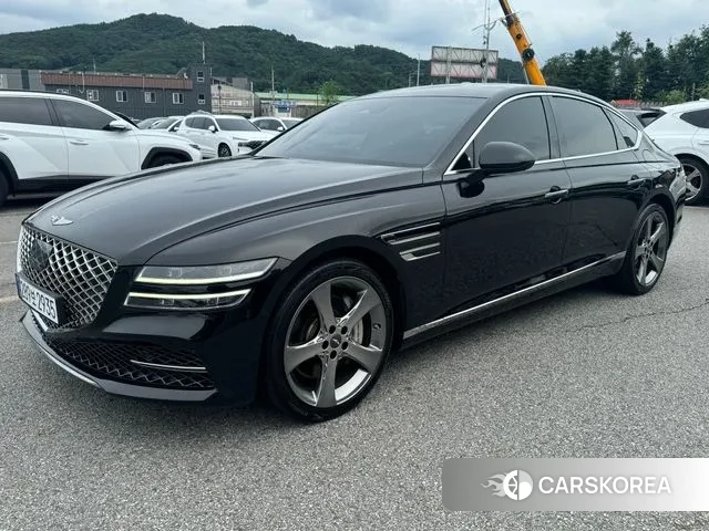 Genesis G80 (RG3) 2021 Черный из Кореи, фото 2