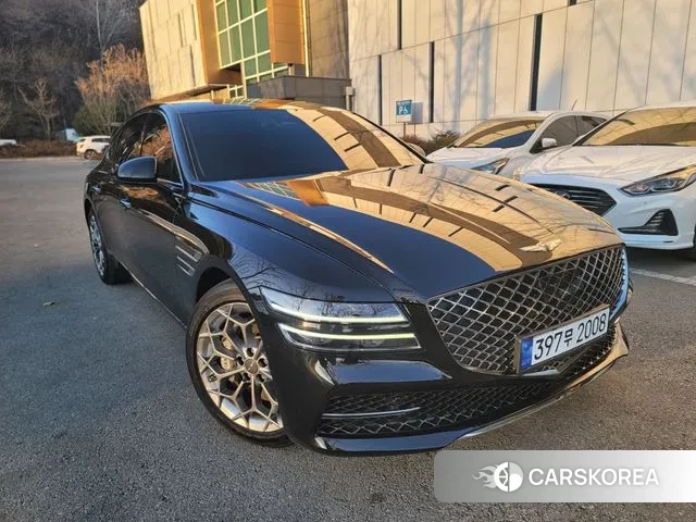 Genesis G80 (RG3) 2022 Черный из Кореи, фото 2