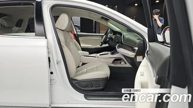 Hyundai The New Grandeur IG Hybrid 2021 Белый из Кореи, фото 2