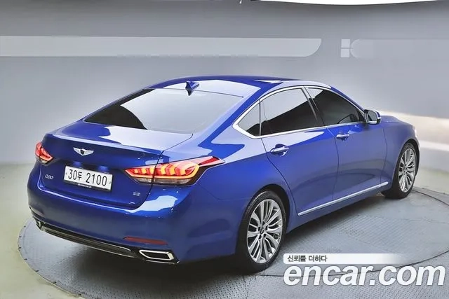 Genesis G80 2019 Синий из Кореи, фото 2