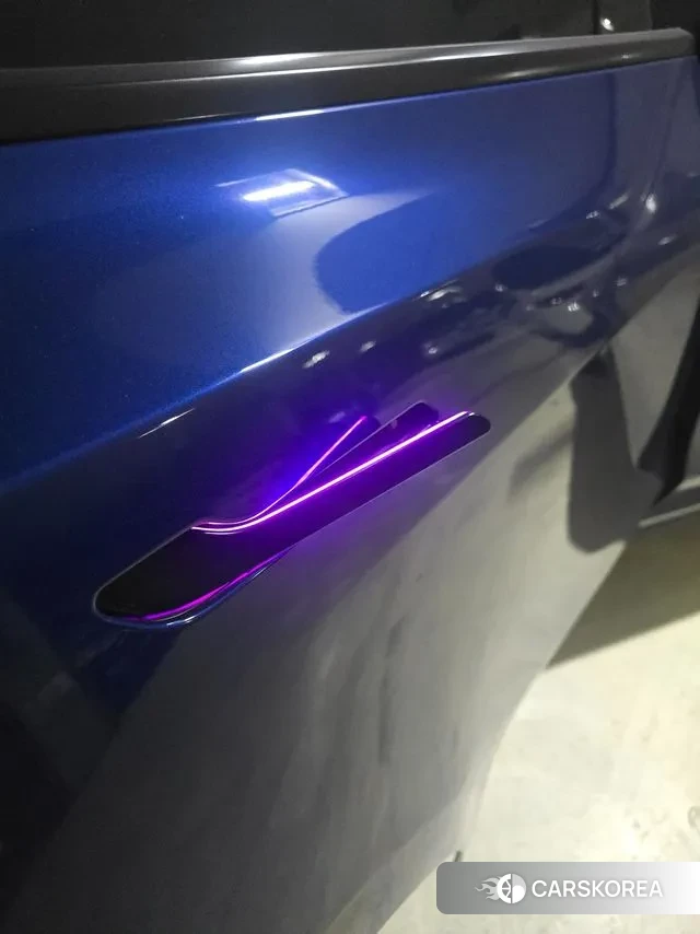 Tesla Model Y 2023 Синий из Кореи, фото 2