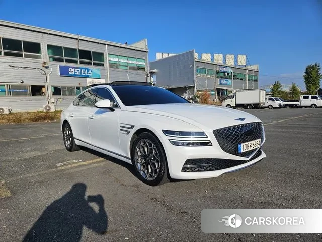 Genesis G80 (RG3) 2022 Белый из Кореи, фото 2