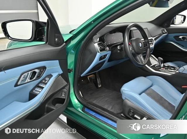 BMW M3 (G80) 2022 Зеленый из Кореи, фото 2