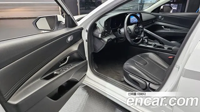 Hyundai Avante Hybrid (CN7) 2022 Белый из Кореи, фото 2