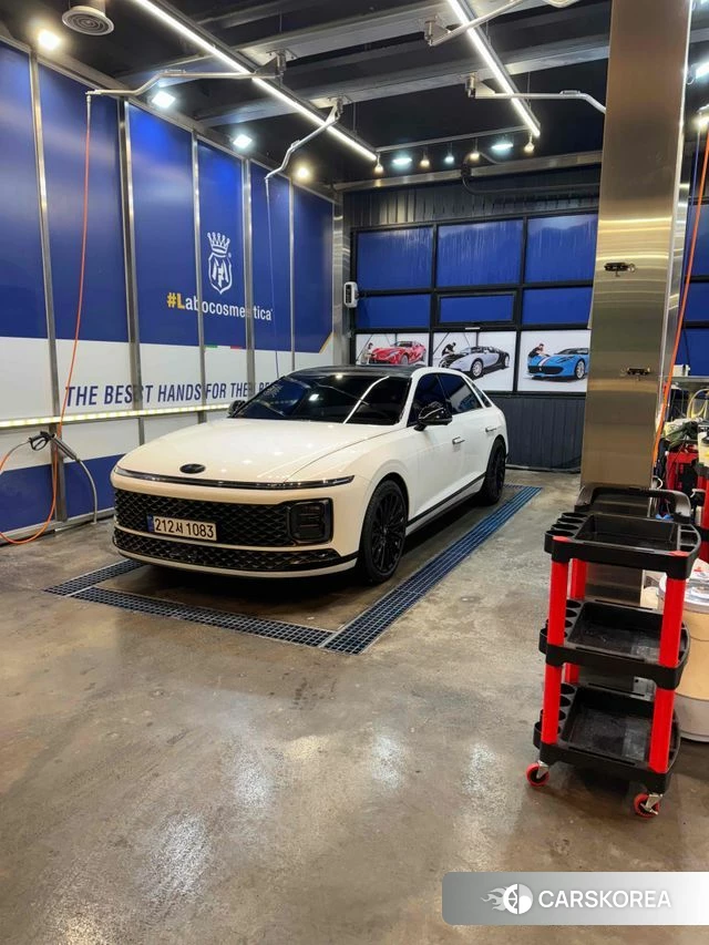 Hyundai Grandeur (GN7) 2023 Белый из Кореи, фото 2