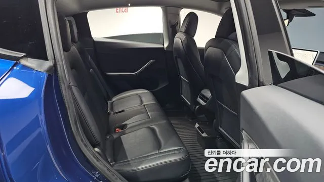 Tesla Model Y 2021 Синий из Кореи, фото 2