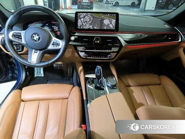 BMW 5 Series (G30) 2021 Синий из Кореи, фото 2