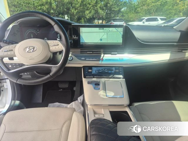 Hyundai The New Grandeur IG Hybrid 2021 Белый из Кореи, фото 2