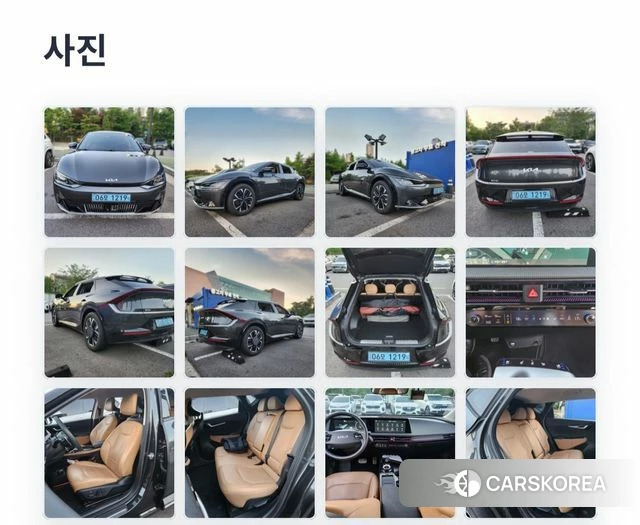Kia EV6 2021 Серый из Кореи, фото 2