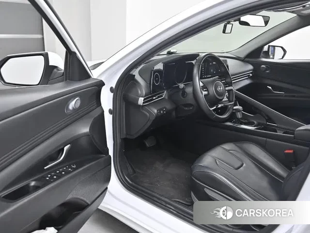 Hyundai Avante Hybrid (CN7) 2021 Белый из Кореи, фото 2