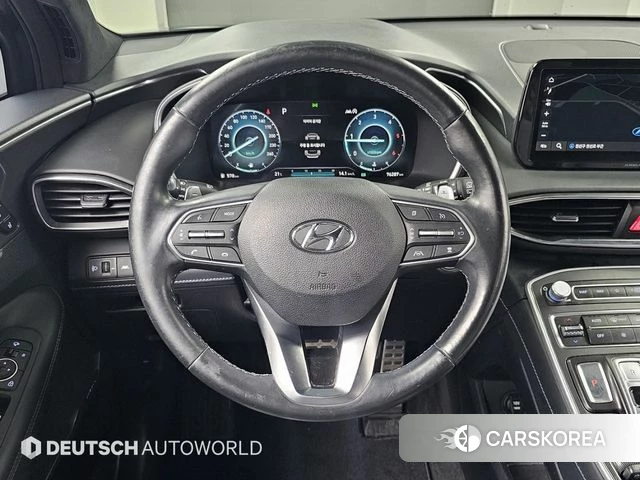 Hyundai The New Santa Fe 2021 Черный из Кореи, фото 2