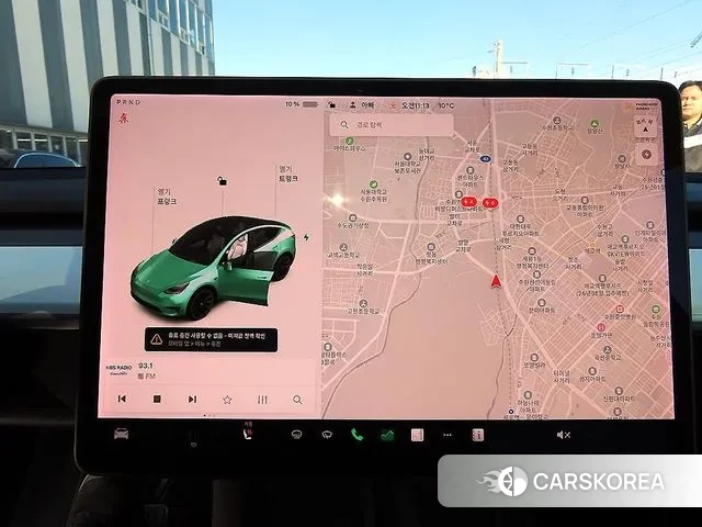 Tesla Model Y 2021 Синий из Кореи, фото 2