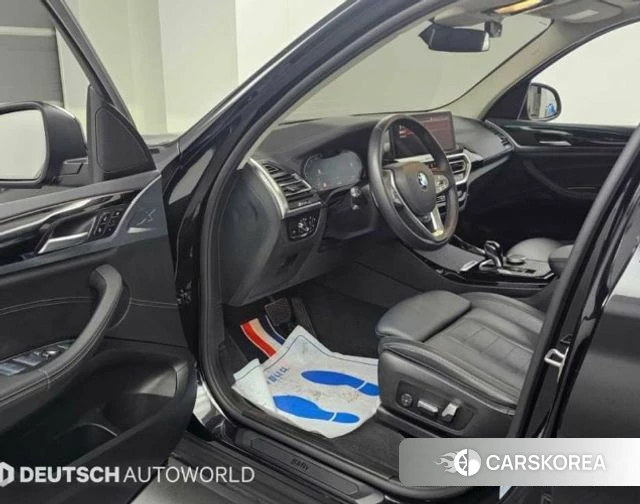 BMW X3 (G01) 2022 Черный из Кореи, фото 2