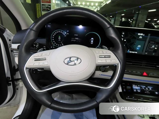 Hyundai The New Grandeur IG Hybrid 2022 Белый из Кореи, фото 2