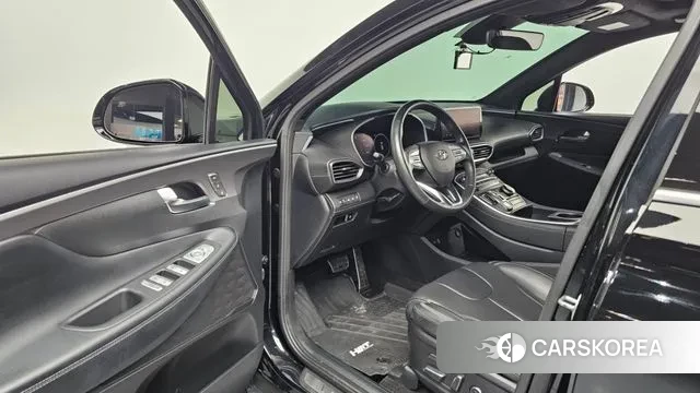 Hyundai The New Santa Fe 2021 Черный из Кореи, фото 2