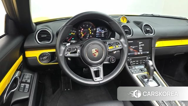Porsche 718 Boxster 2021 Желтый из Кореи, фото 2