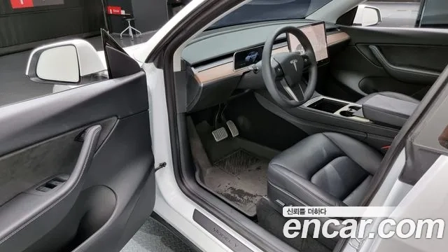 Tesla Model Y 2021 Белый из Кореи, фото 2