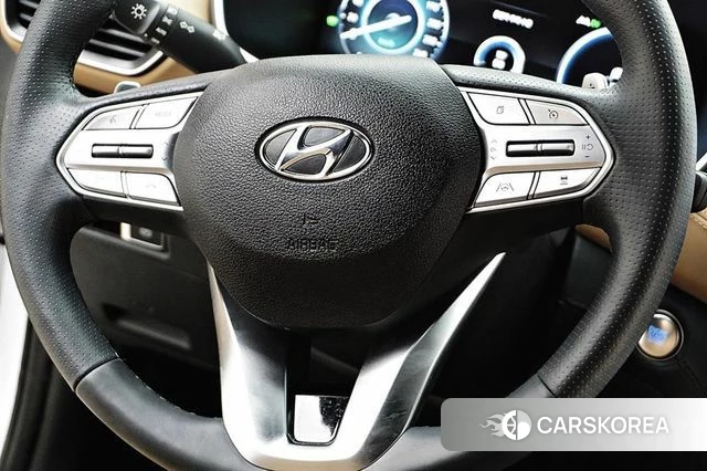 Hyundai The New Santa Fe 2023 Белый из Кореи, фото 2