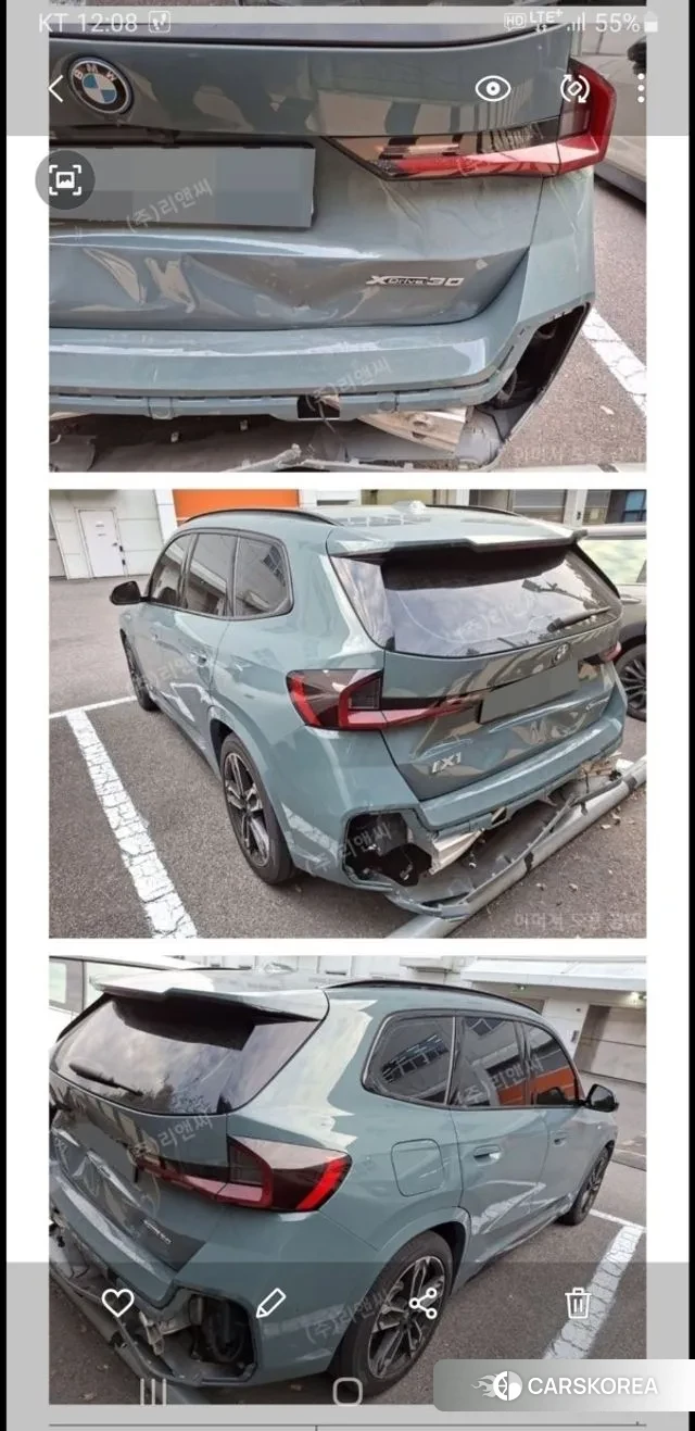 BMW iX1 (U11) 2024 Светло-зеленый из Кореи, фото 2