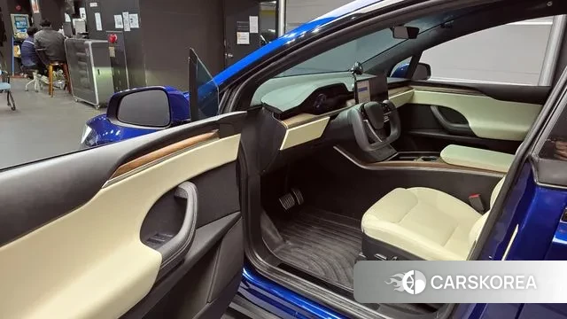 Tesla Model X 2023 Синий из Кореи, фото 2