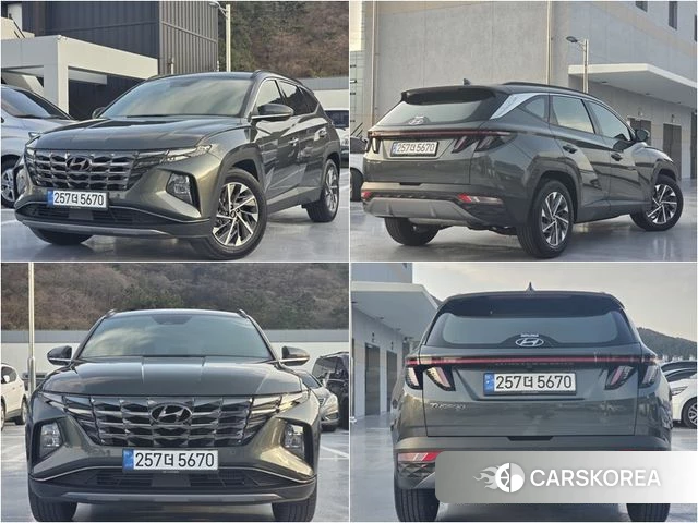 Hyundai Tucson Hybrid (NX4) 2020 Серый из Кореи, фото 2