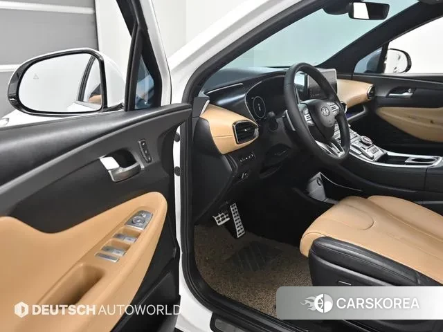 Hyundai The New Santa Fe 2022 Белый из Кореи, фото 2