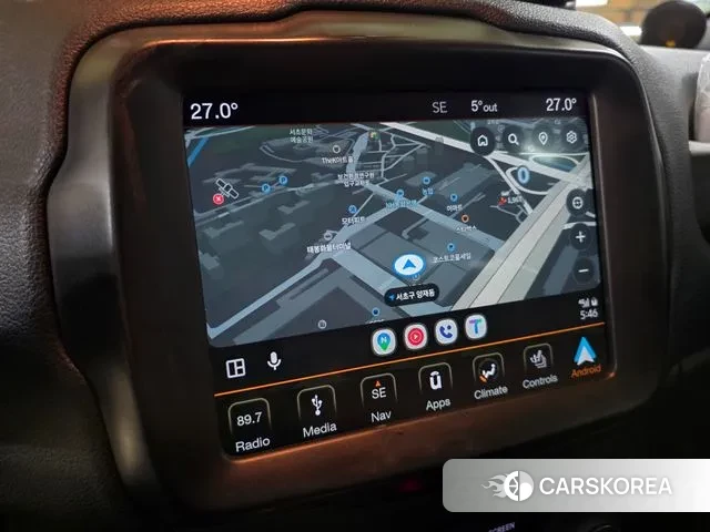 Jeep Renegade 2018 Синий нефрит из Кореи, фото 2