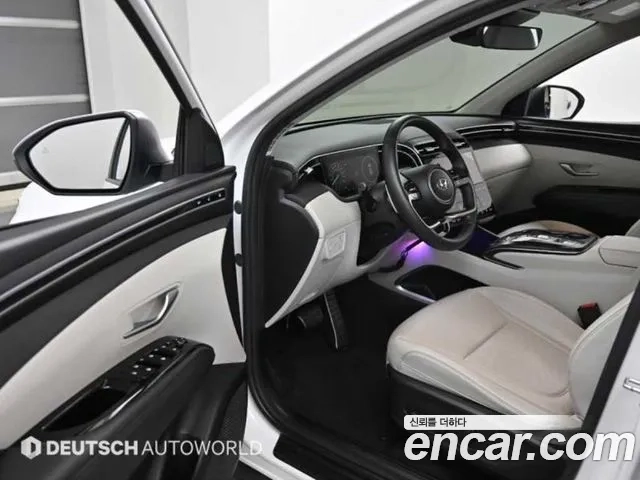 Hyundai Tucson Hybrid (NX4) 2022 Белый из Кореи, фото 2