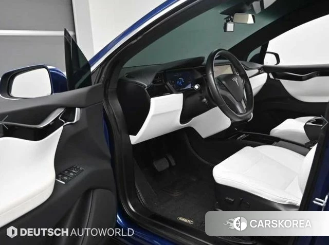 Tesla Model X 2020 Синий из Кореи, фото 2