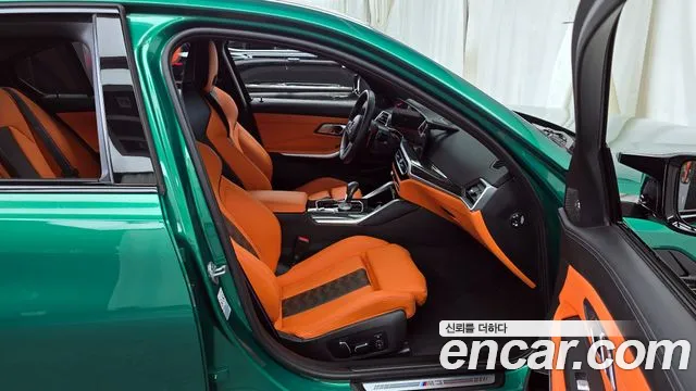 BMW M3 (G80) 2024 Зеленый из Кореи, фото 2