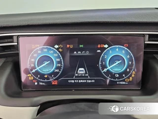 Hyundai Tucson Hybrid (NX4) 2021 Серый из Кореи, фото 2