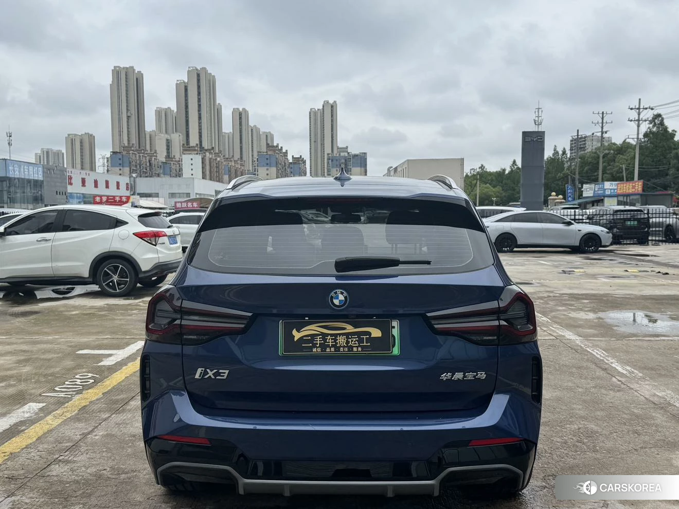BMW iX3 2021 Синий из Китая, фото 2