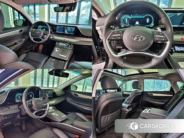 Hyundai The New Grandeur IG Hybrid 2021 Черный из Кореи, фото 2