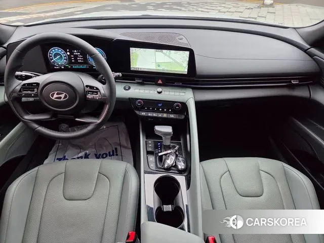 Hyundai The New Avante Hybrid (CN7) 2025 Белый из Кореи, фото 2