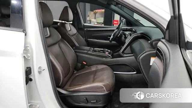 Hyundai Tucson Hybrid (NX4) 2021 Белый из Кореи, фото 2