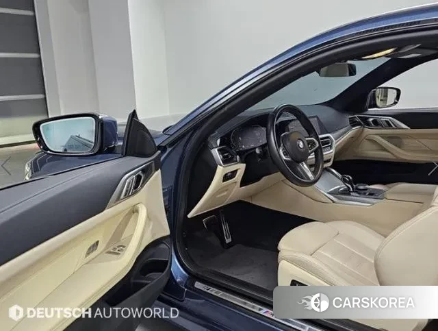 BMW 4 Series (G22) 2021 Синий из Кореи, фото 2