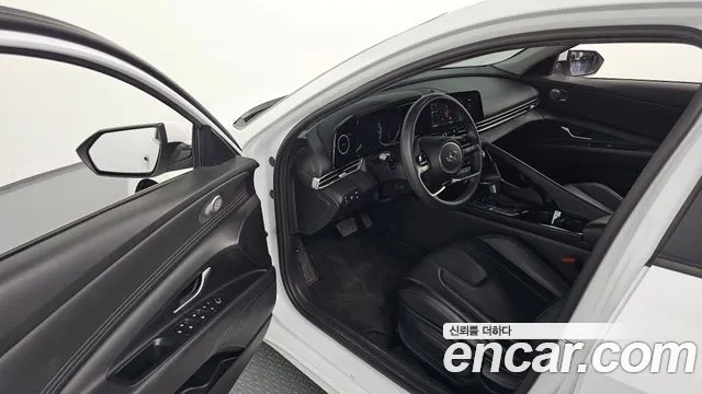 Hyundai Avante Hybrid (CN7) 2022 Белый из Кореи, фото 2