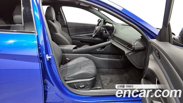 Hyundai The New Avante (CN7) 2023 Синий из Кореи, фото 2