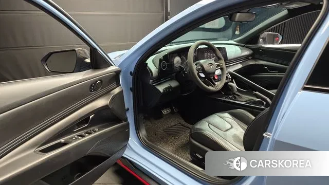 Hyundai Avante (CN7) 2022 Небесно-голубой из Кореи, фото 2