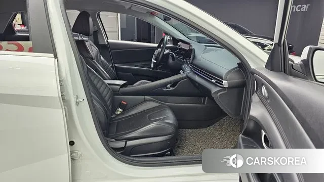 Hyundai Avante Hybrid (CN7) 2020 Белый из Кореи, фото 2